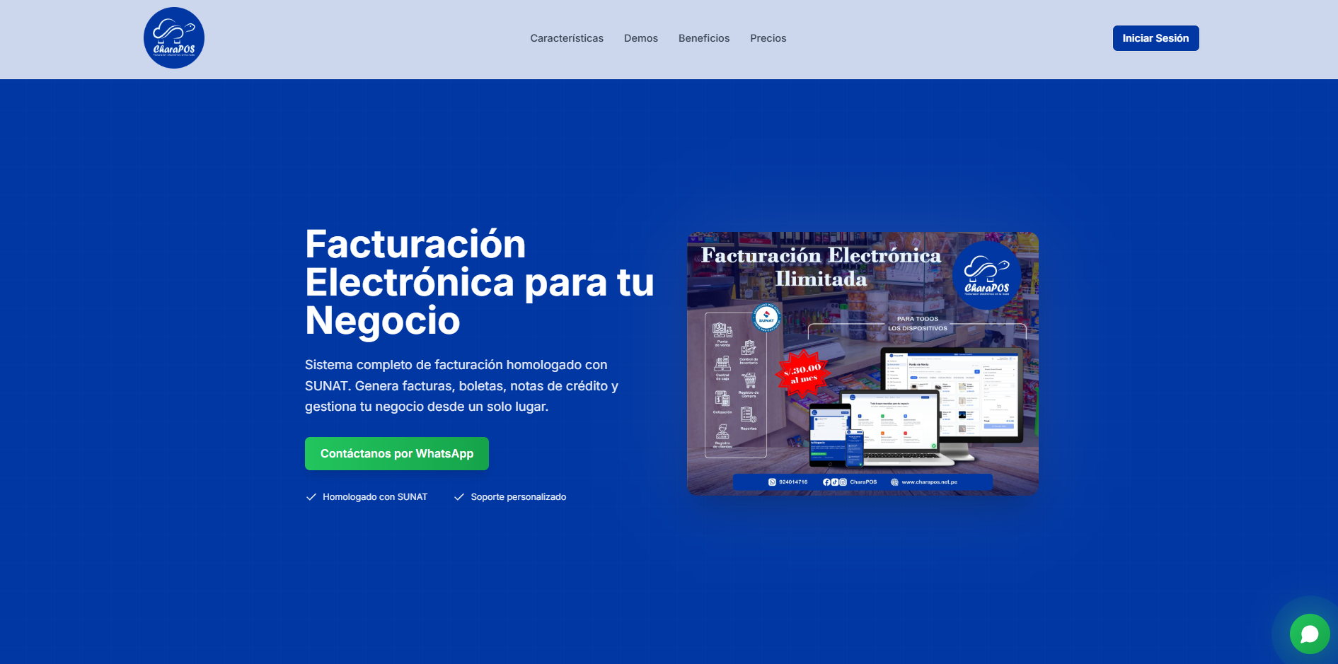 charaPOS Sistema de Facturación